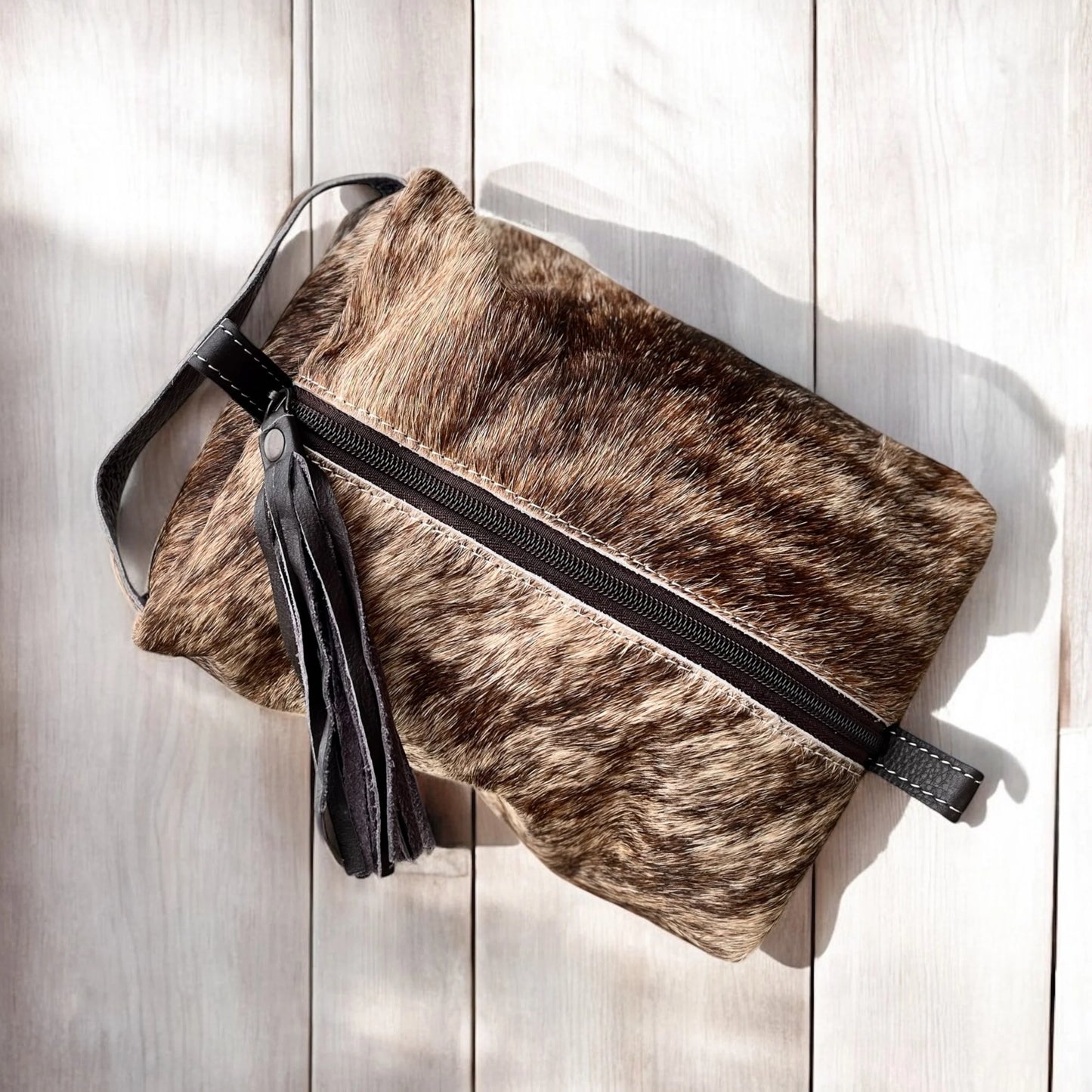 Cowhide Toiletry Bag