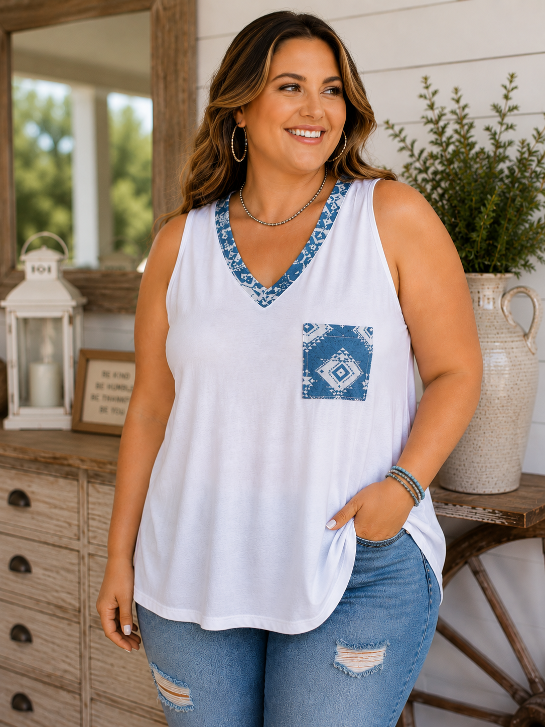 Canyon Sky Aztec Tank