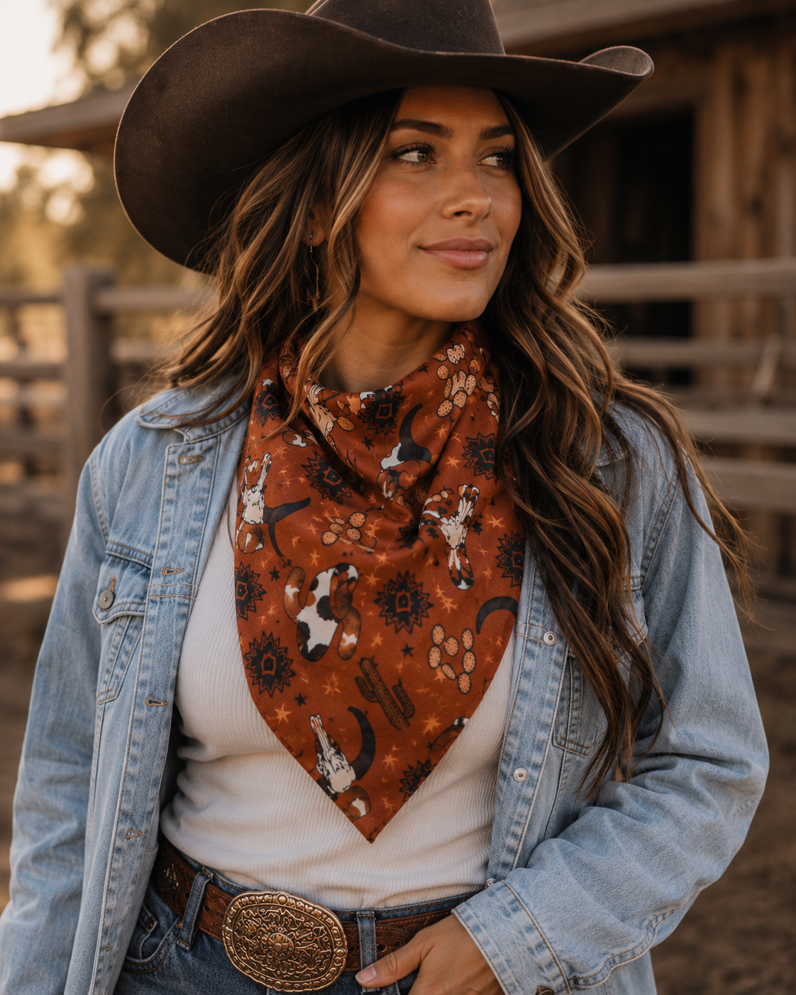 Desert Trails Wild Rag Bandana