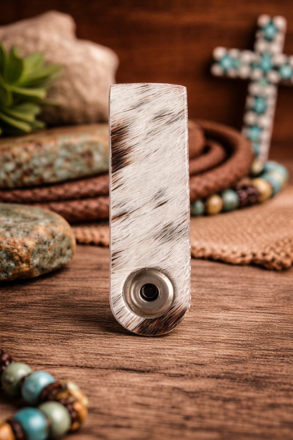 Cowhide Cord Organizer