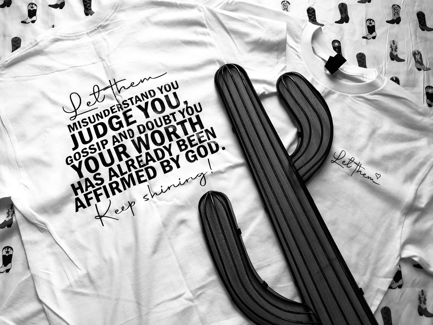 Let Them Tee – Inspired by Mel Robbins | White with Black Lettering