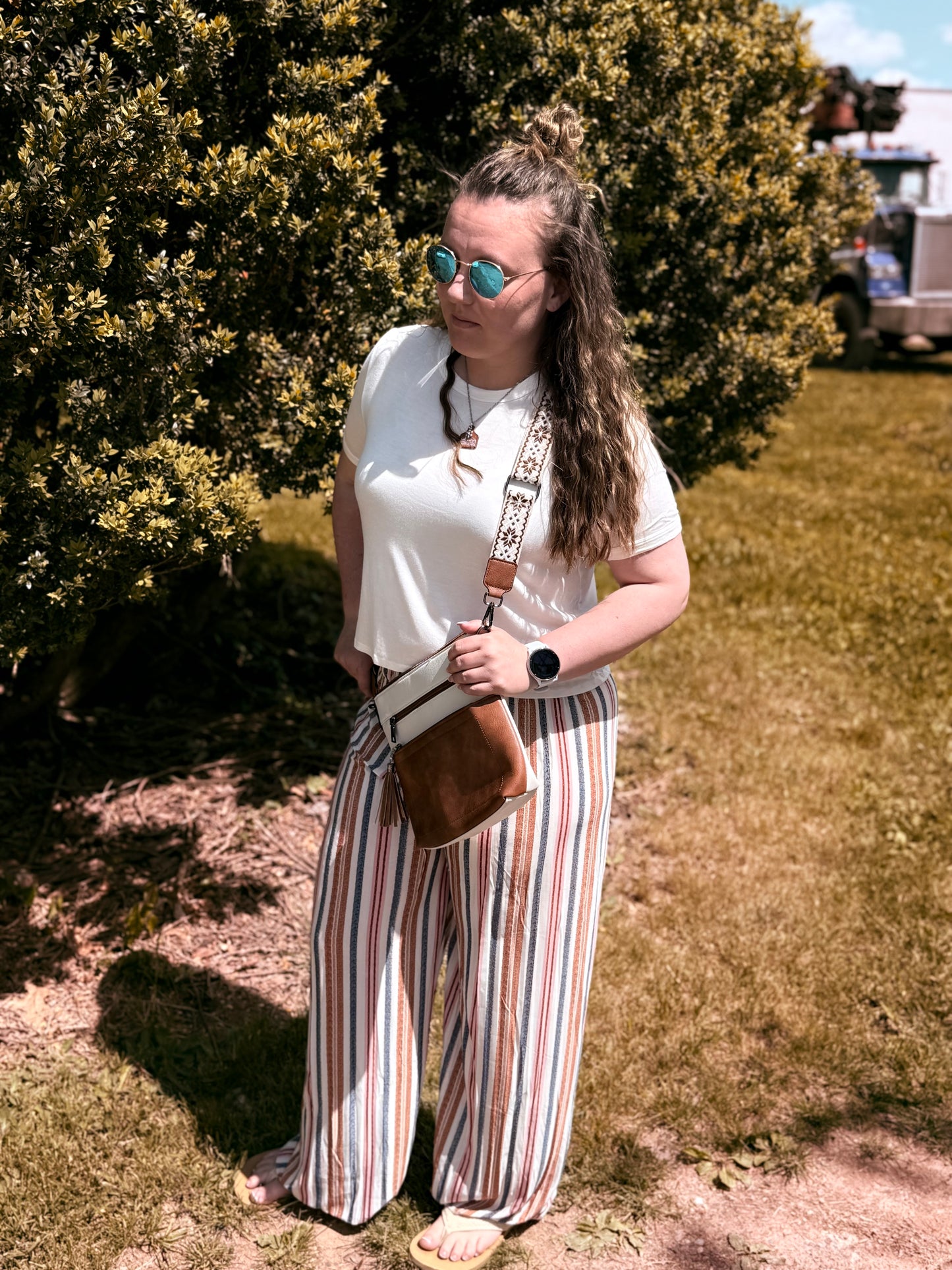 Open Range Basic Hip Crop Tee