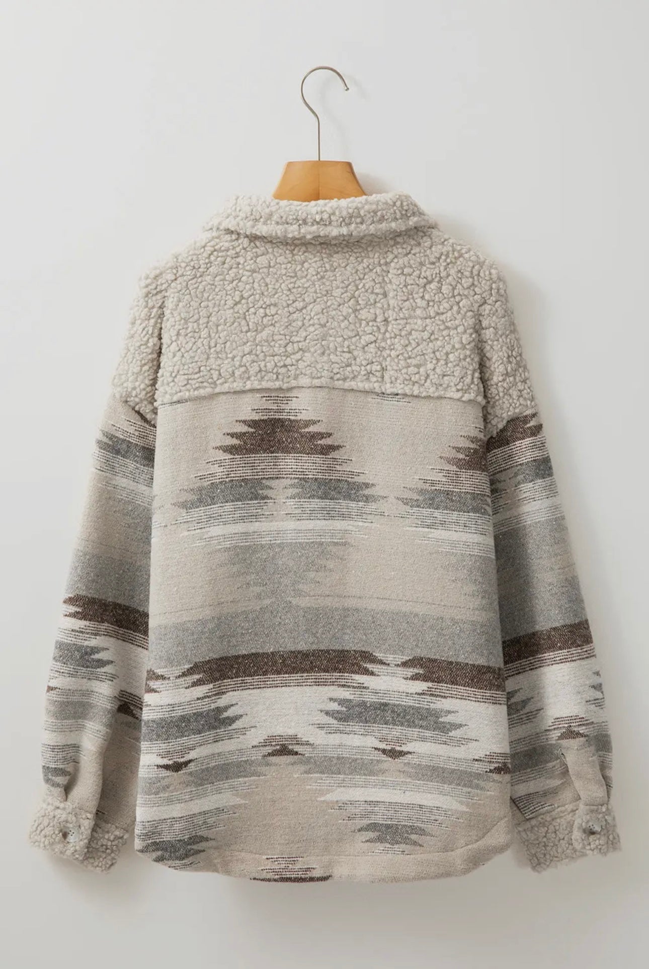 Western Aztec Sherpa Jacket