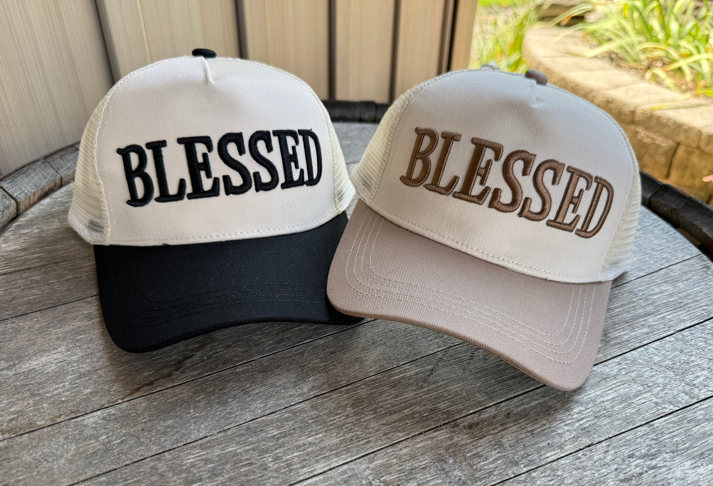 Blessed & Western Embroidered Hat