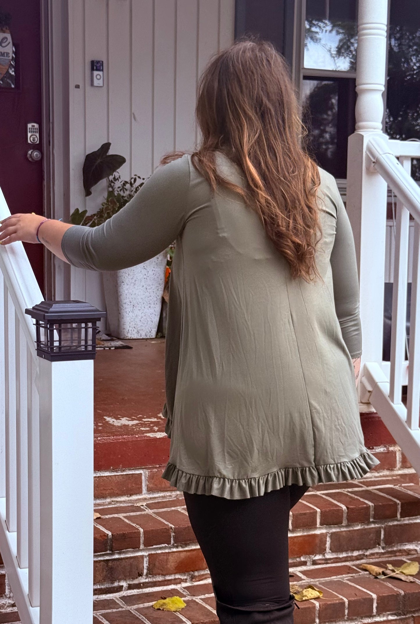 Sagebrush Ruffle Hem Tunic