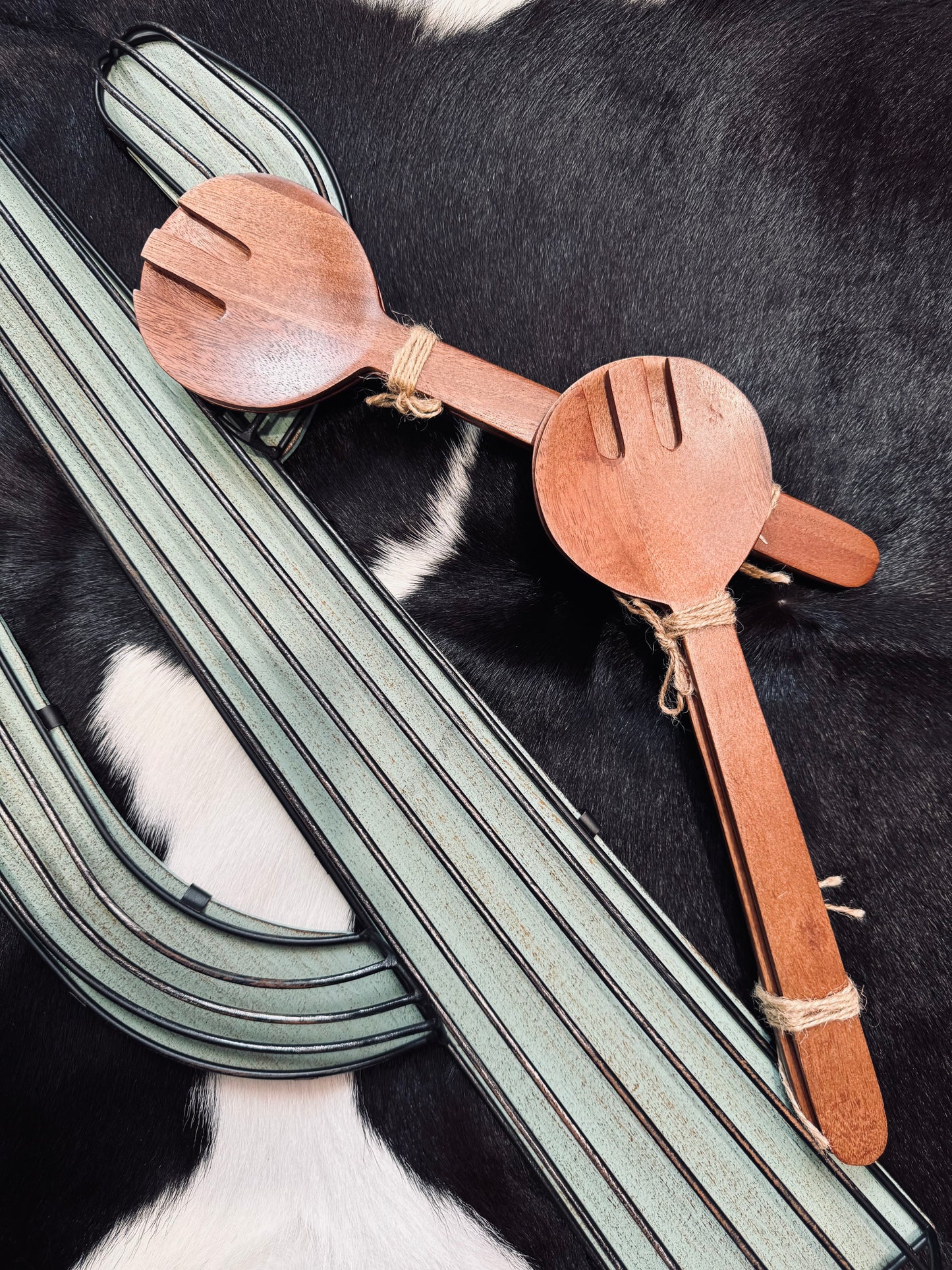 Rustic Wooden Serving Utensil Set – PEFC Certified