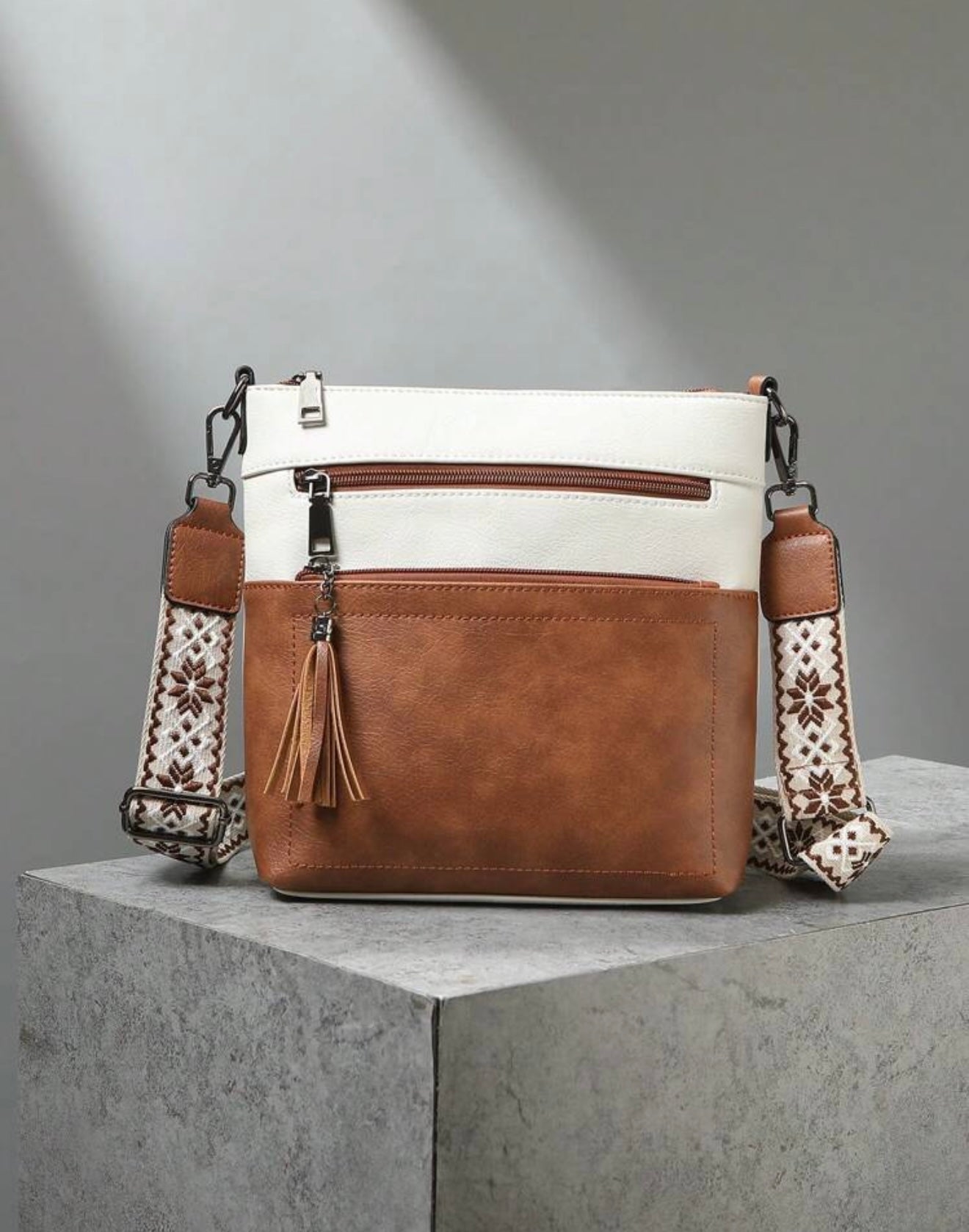 Boho Crossbody Leather Bag