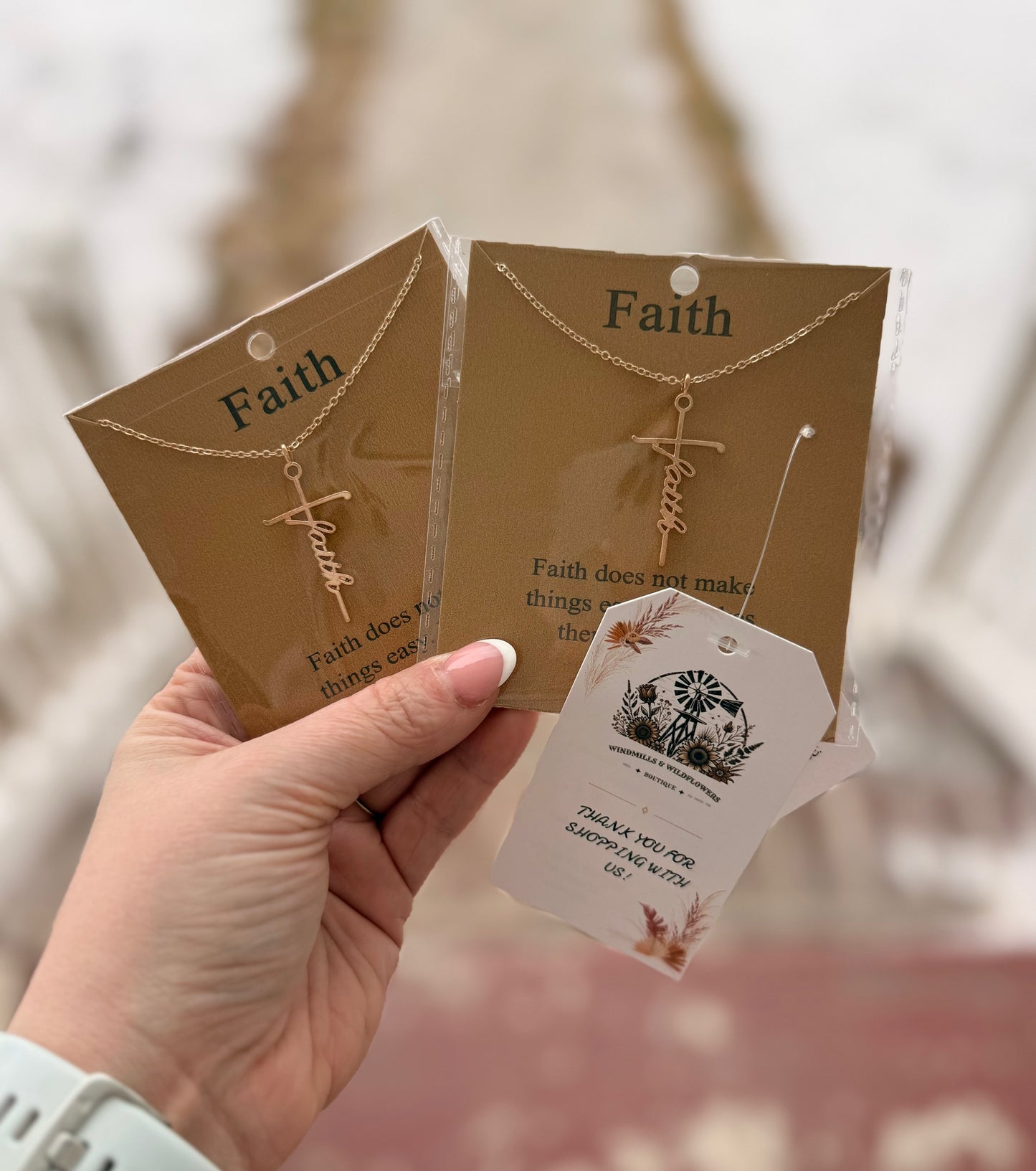 Faith Cross Necklace – A Symbol of Strength & Devotion