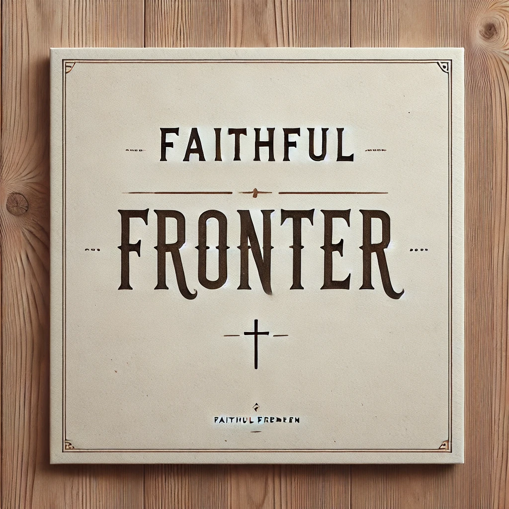 Faithful Frontier (Home Decor)