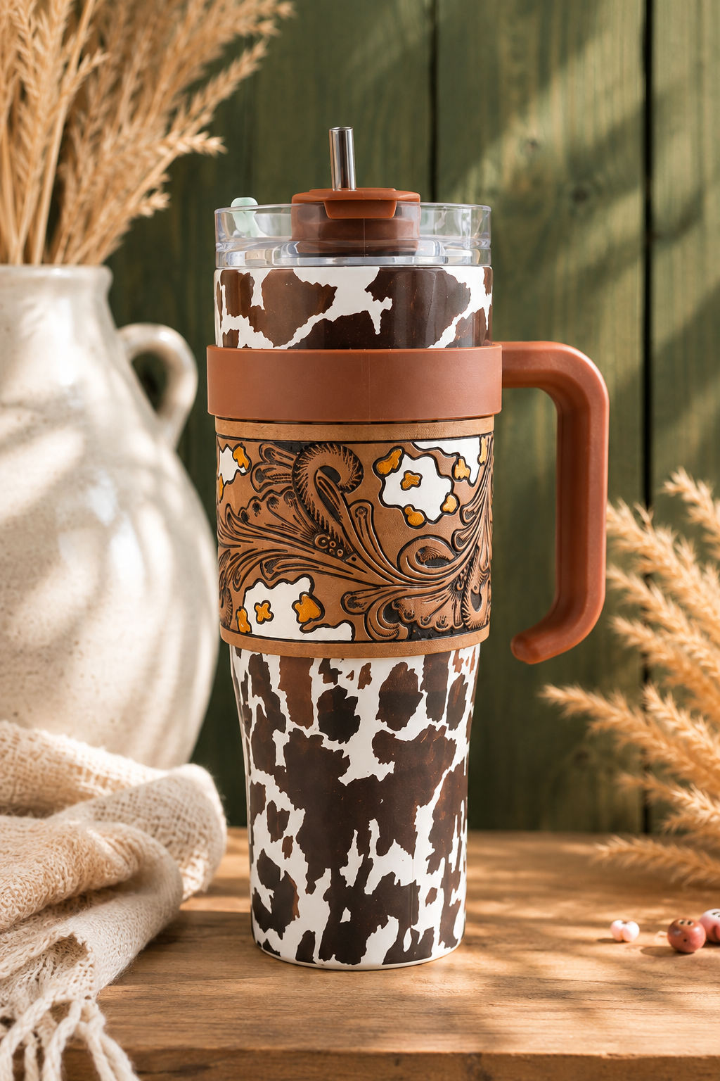 Tooled & Wild 40oz Tumbler