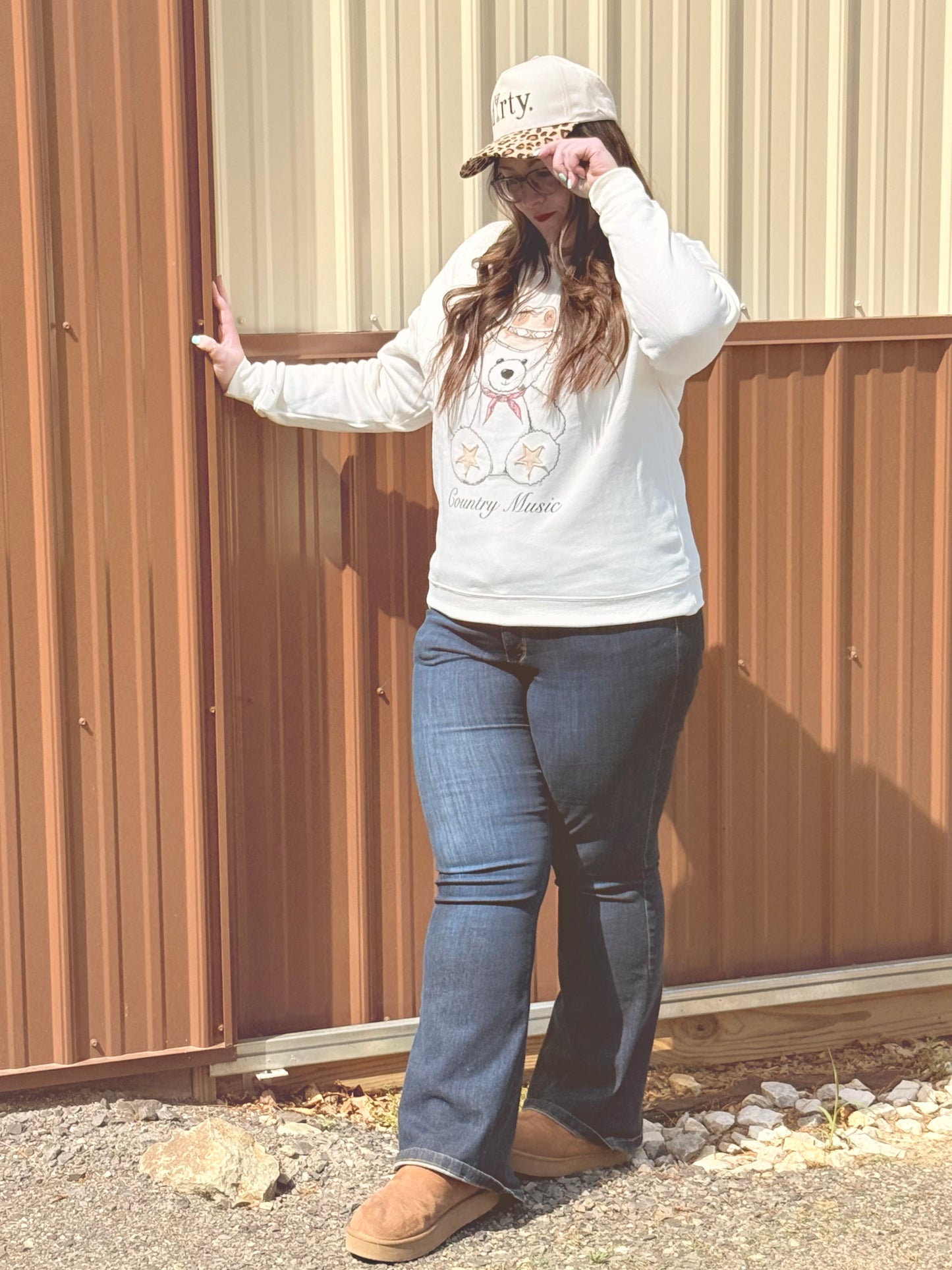 Country Music Country Bear Sweatshirt – Cozy Graphic Pullover