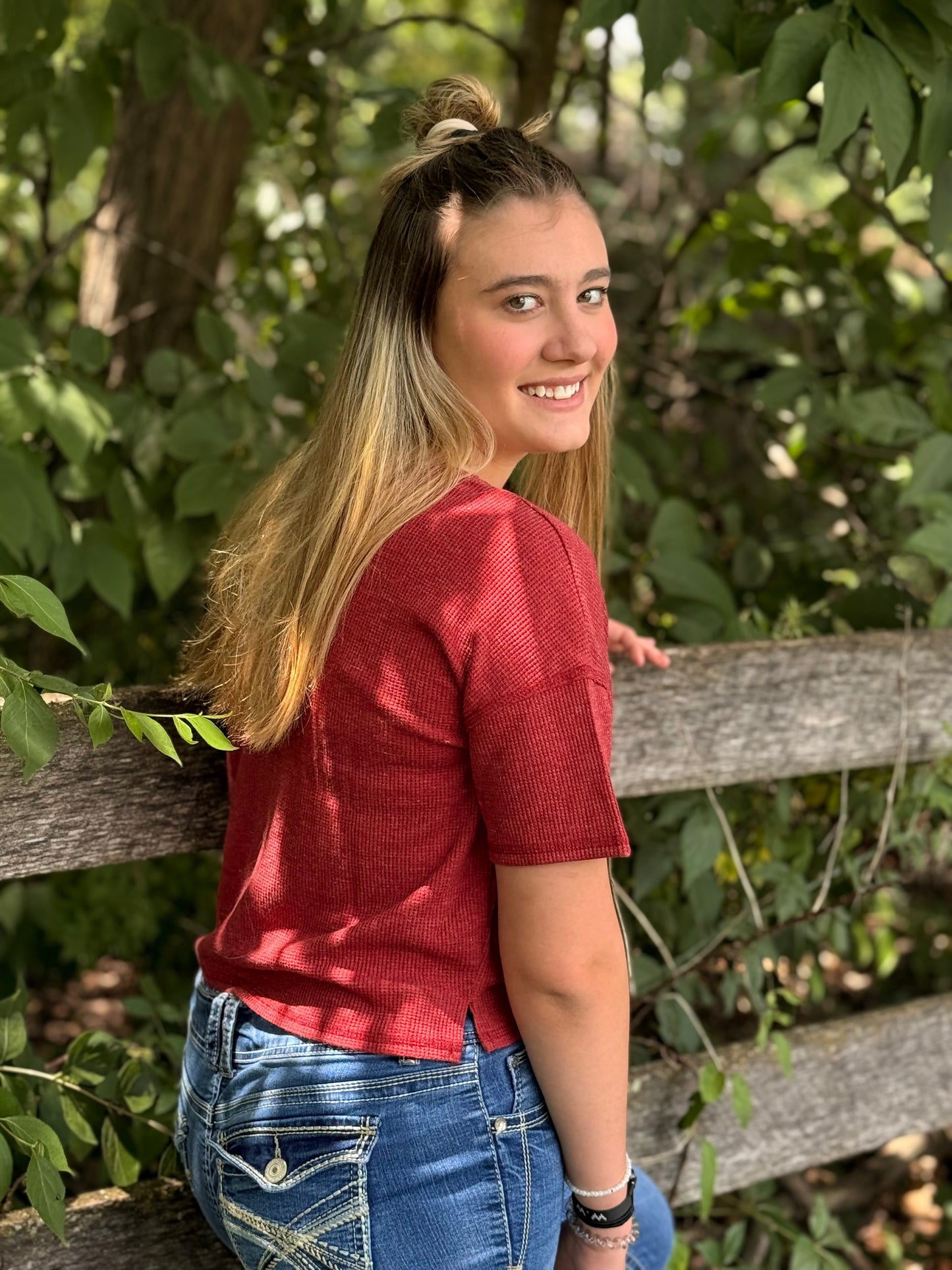 Brickhouse Breeze Crop Tee