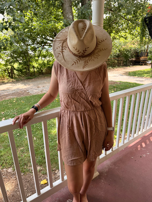 Saddle Creek Textured Romper