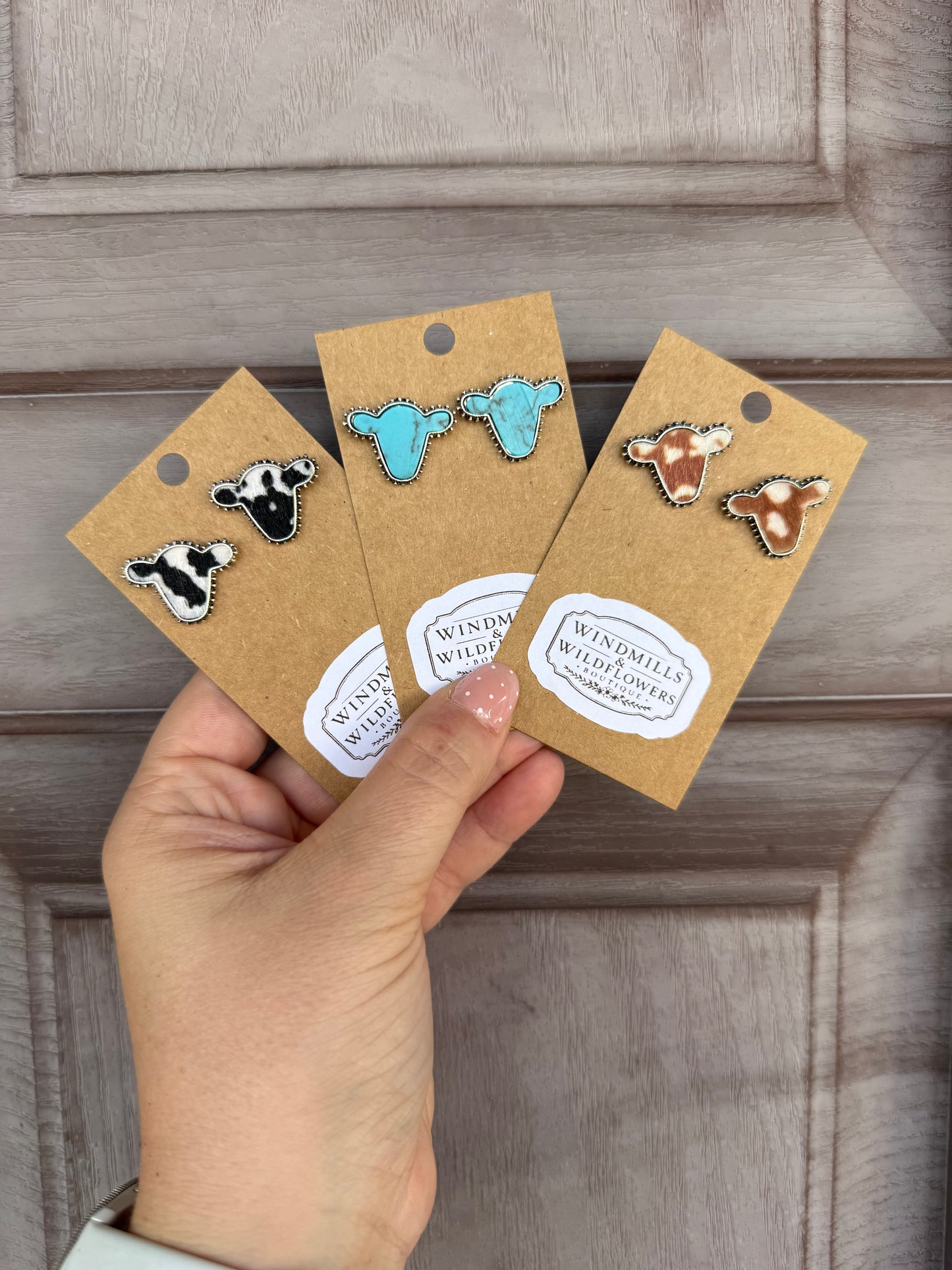 Little Cow Stud Earrings