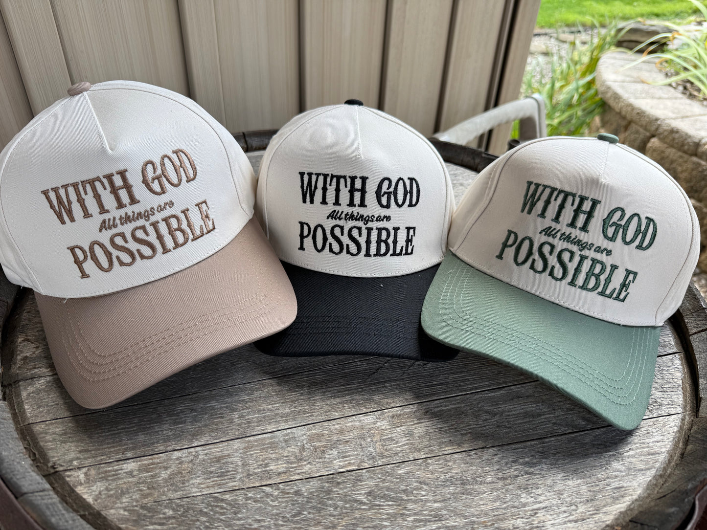 All Things Are Possible Canvas Snapback