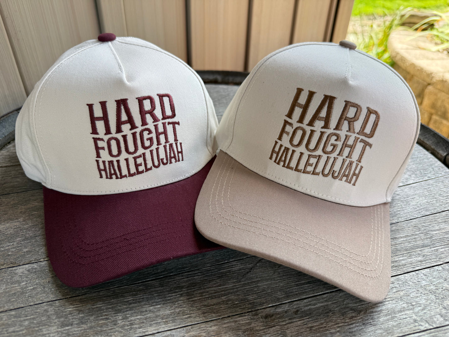 Hard Fought Hallelujah Canvas Snapback