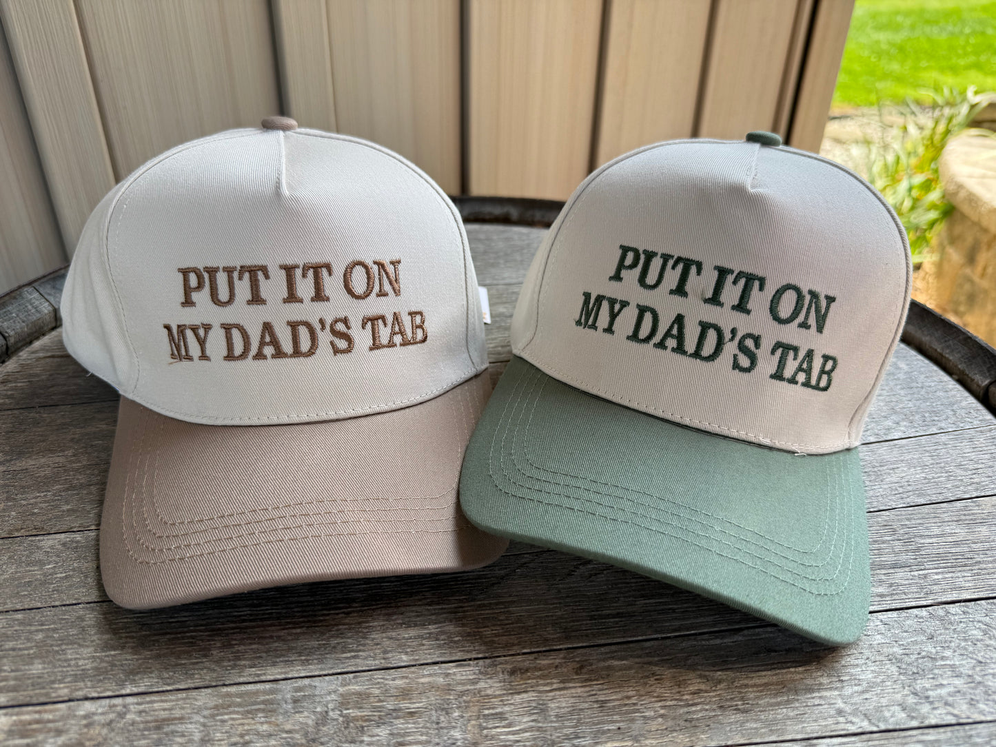 Put It on My Dad’s Tab Trucker Hat