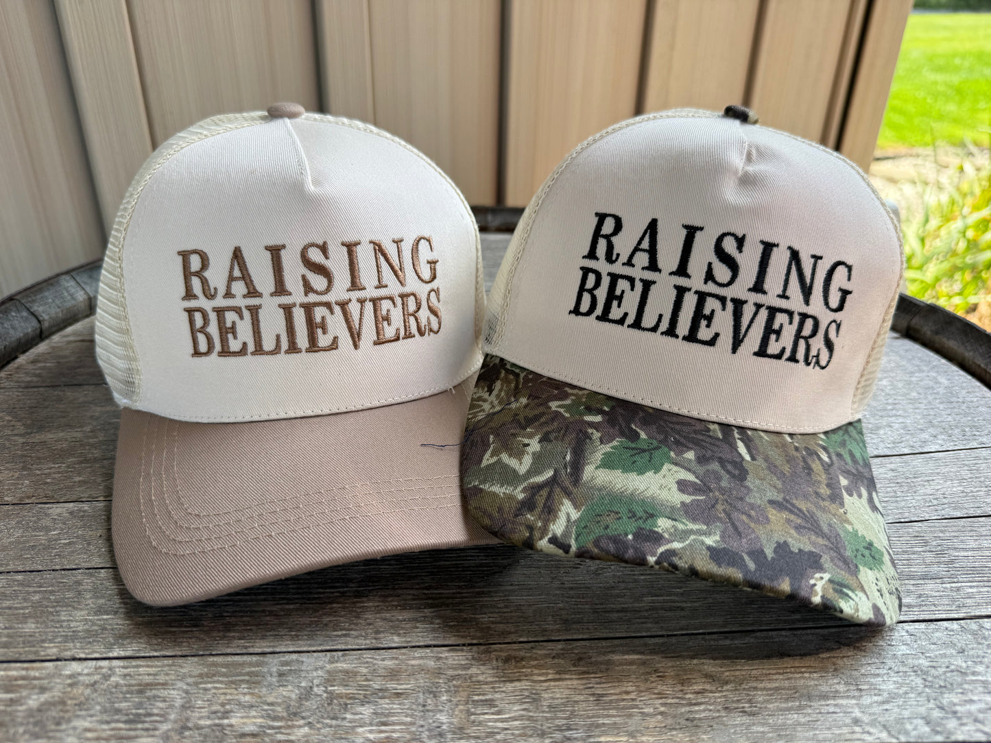 "Raising Believers" Canvas Snapback