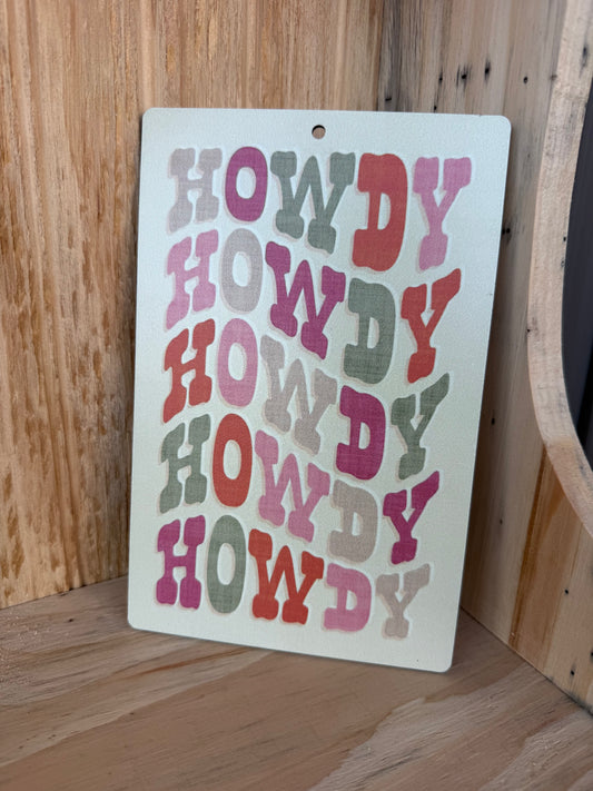 Country Sass Mini Metal Signs
