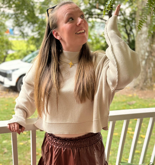 Prairie Morning Heavy Knit Sweater