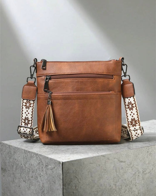 Boho Crossbody Leather Bag