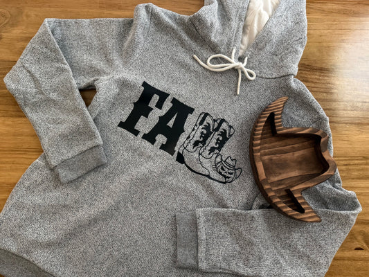 Cozy Fall Western Hoodie