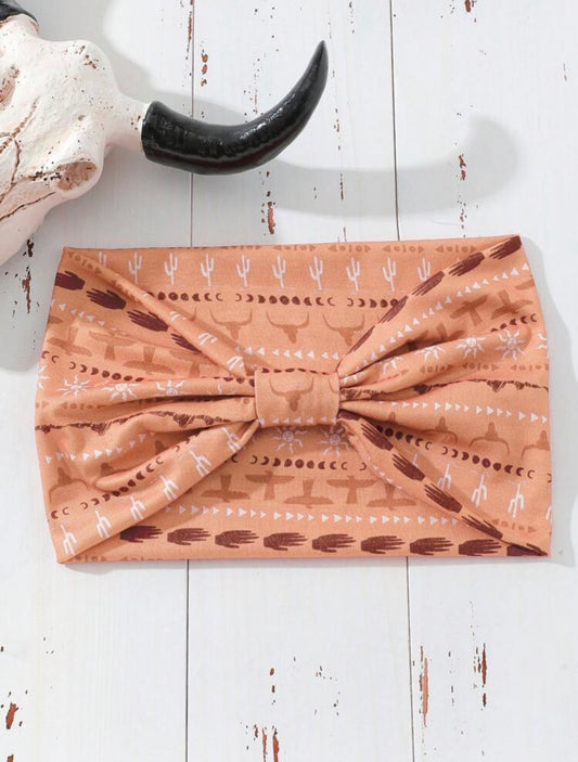 Western Desert Print Headband