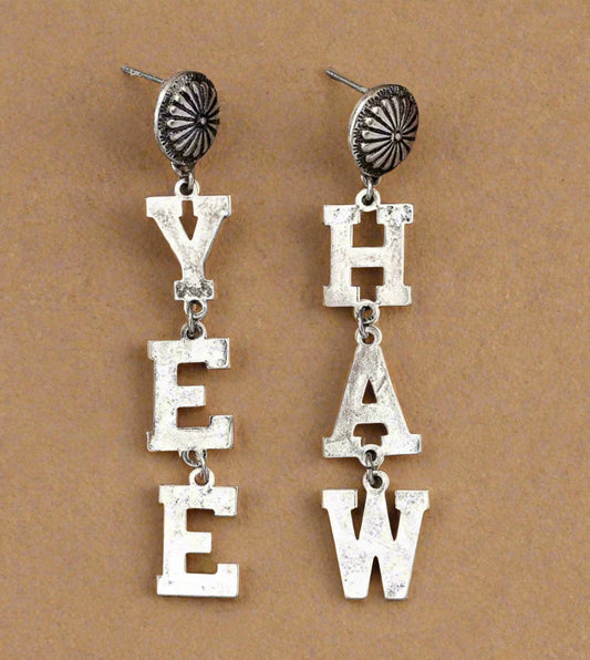 YEE HAW Western Earrings