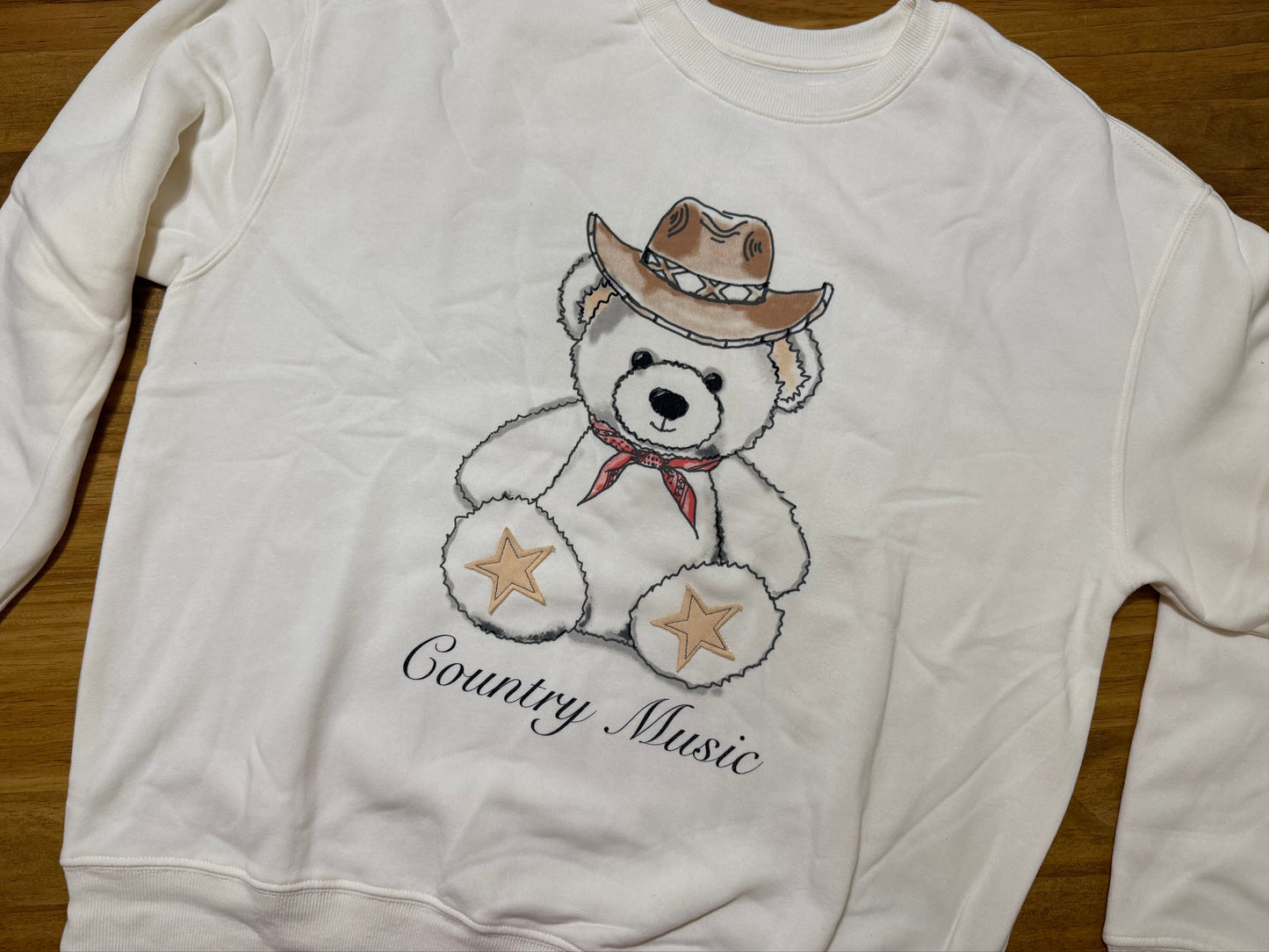 Country Music Bear Sweatshirt