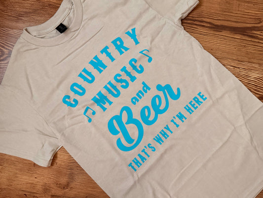 Country Music & Beer Tee