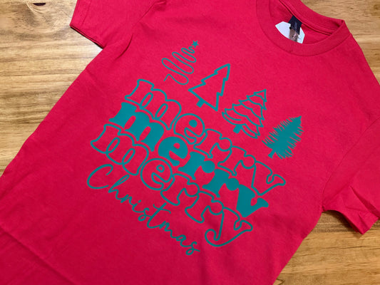Merry Merry Merry Christmas Tee