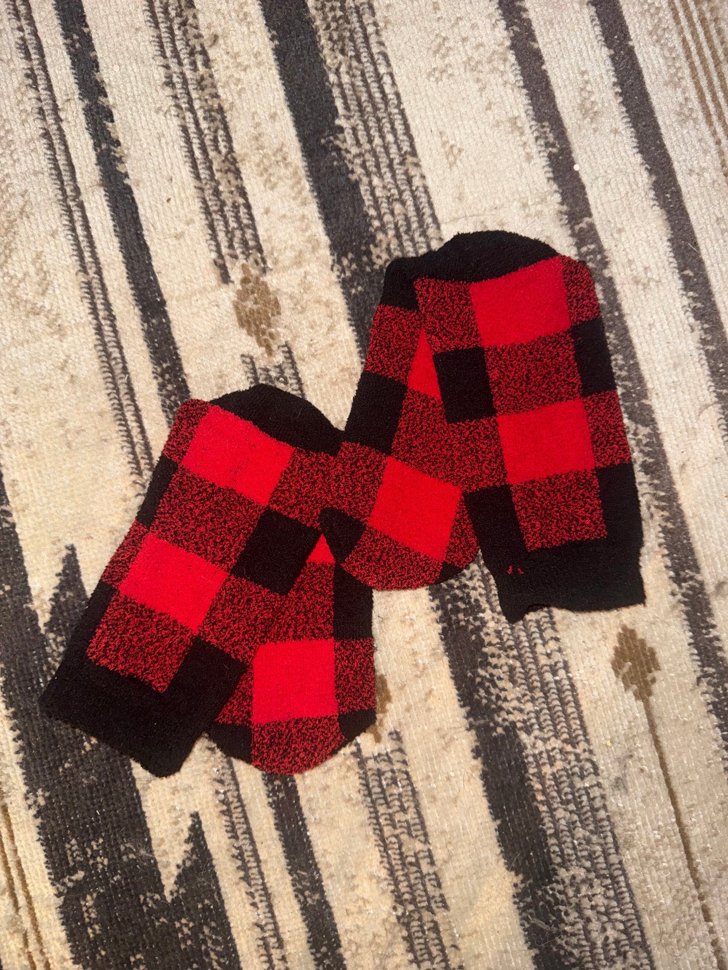 Buffalo Plaid Cozy Socks