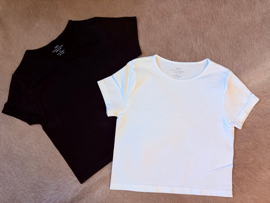 Fitted Everyday Crop Tee