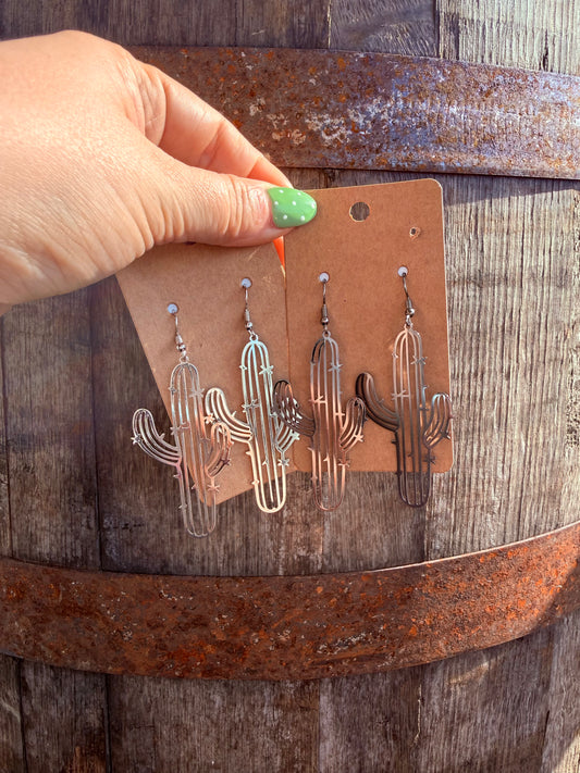 Cactus Dangle Earrings